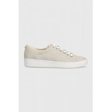 MICHAEL Michael Kors tenisi Keaton femei, culoarea bej, 43S3KTFS1Y