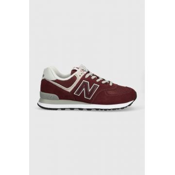 New Balance sneakers ML574EVM culoarea bordo ML574EVM-EVM