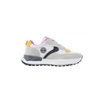 Pantofi sport de panza cu garnituri de piele intoarsa ecologica