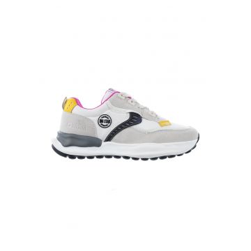 Pantofi sport de panza cu garnituri de piele intoarsa ecologica