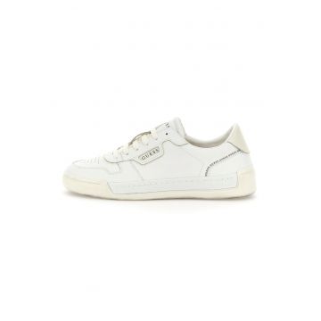 Pantofi sport de piele cu imprimeu logo