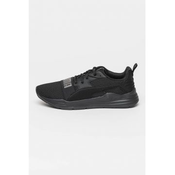 Pantofi sport din material textil cu imprimeu logo Wired Run Pure