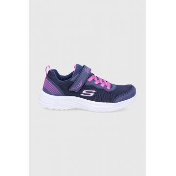 Skechers pantofi copii culoarea albastru marin