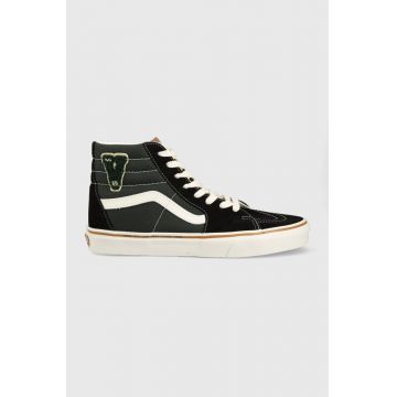 Vans tenisi SK8-Hi barbati, culoarea verde, VN0A7Q5NZA61