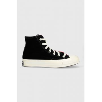 Converse tenisi Converse X Beyond Retro Chuck 70 femei, culoarea negru, A03266C