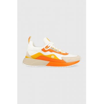 Michael Kors sneakers Theo Sport culoarea portocaliu, 42S3THFS1D