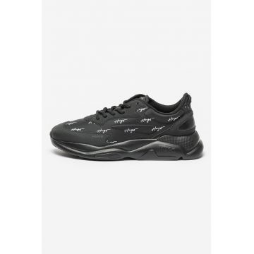 Pantofi sport cu imprimeu logo Leon Runn