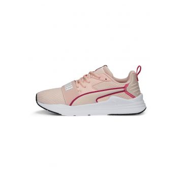 Pantofi sport din material textil cu imprimeu logo Wired Run Pure