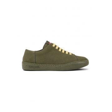 Pantofi sport low-cut din piele intoarsa