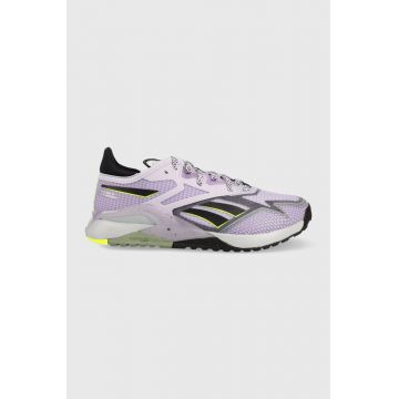 Reebok pantofi de antrenament Nano X2 TR Adventure culoarea violet