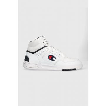 Champion sneakers din piele Mid Cut Shoe Z80 culoarea alb