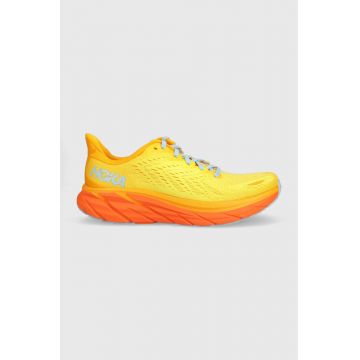 Hoka pantofi Clifton , culoarea galben