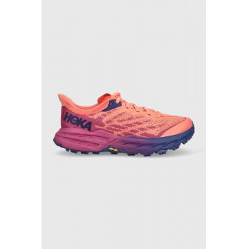 Hoka pantofi de alergat Speedgoat 5 culoarea portocaliu, 1123158 1123158-BGEPM