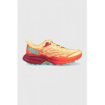 Hoka One One pantofi de alergat SPEEDGOAT 5 culoarea portocaliu