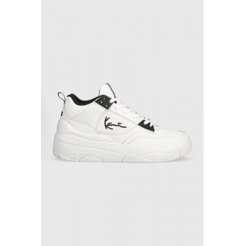 Karl Kani sneakers din piele LXRY Plus PRM culoarea alb, 1080265 KKFWM000260