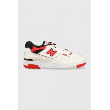 New Balance sneakers din piele BB550VTB culoarea bej BB550VTB-BB5