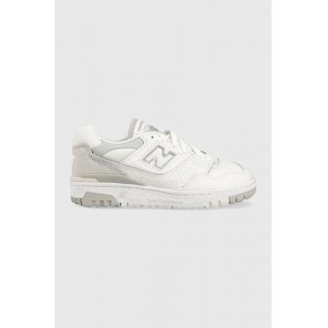 New Balance sneakers din piele BBW550CB culoarea alb