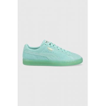 Puma sneakers din piele intoarsă Suede Classic XXI culoarea turcoaz
