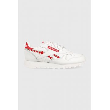 Reebok Classic sneakers pentru copii CL LTHR culoarea alb