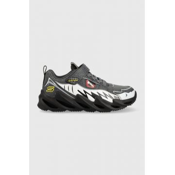 Skechers sneakers pentru copii culoarea gri
