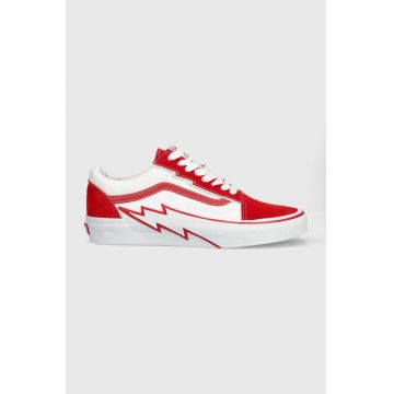 Vans tenisi Old Skool Bolt barbati, culoarea rosu, VN0009Q56RT1
