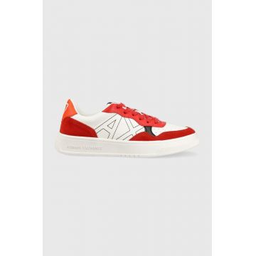 Armani Exchange sneakers culoarea rosu, XUX148.XV601.S535