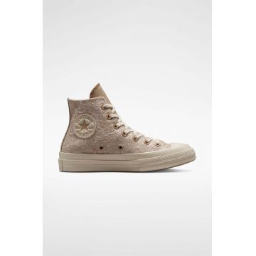 Converse tenisi Chuck 70 femei, culoarea bej, A03505C