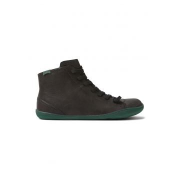 Pantofi sport casual mid-high de piele