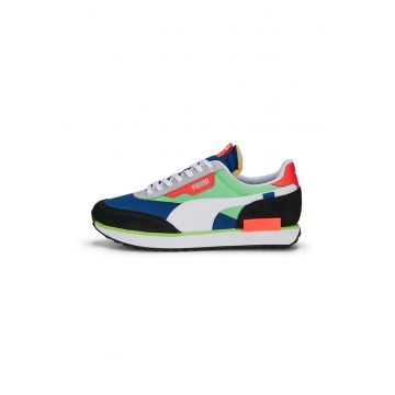 Pantofi sport cu model colorblock si garnituri din piele intoarsa Future Rider