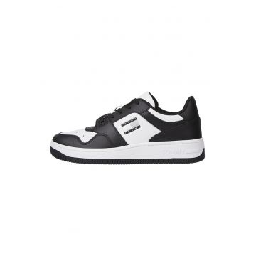 Pantofi sport de piele cu model colorblock