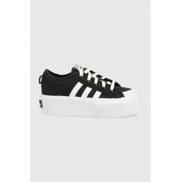 adidas Originals tenisi copii NIZZA PLATFORM C culoarea negru