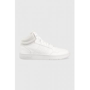 adidas sneakers HOOPS culoarea alb