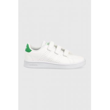 adidas sneakers pentru copii ADVANTAGE culoarea alb