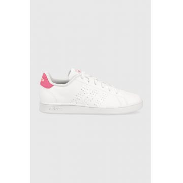 adidas sneakers pentru copii ADVANTAGE K culoarea alb