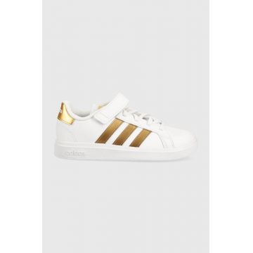 adidas sneakers pentru copii GRAND COURT 2. culoarea alb