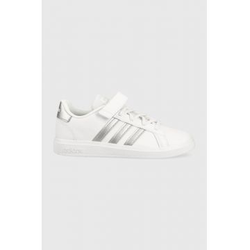 adidas sneakers pentru copii GRAND COURT culoarea alb