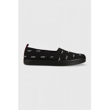 HUGO tenisi Iago barbati, culoarea negru, 50493158