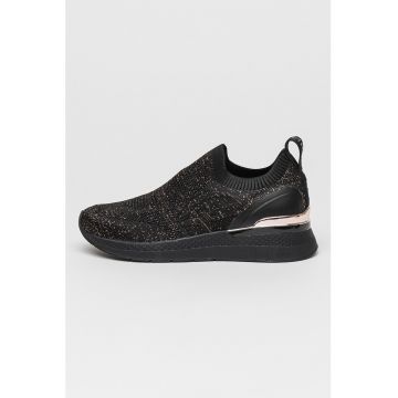 Pantofi sport slip-on din plasa tricotata