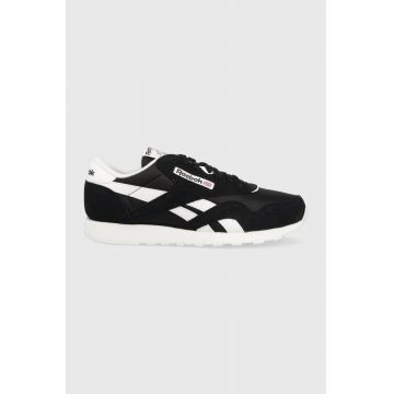 Reebok Classic sneakers CL Nylon culoarea negru, GY7231 GY7231.100009273-CBLACK/FTW