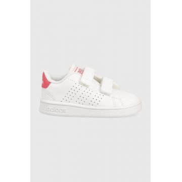 adidas sneakers pentru copii ADVANTAGE culoarea alb