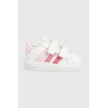 adidas sneakers pentru copii GRAND COURT 2.0 CF culoarea alb