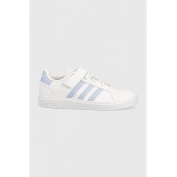 adidas sneakers pentru copii GRAND COURT 2.0 EL culoarea alb