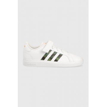 adidas sneakers pentru copii GRAND COURT 2.0 EL culoarea alb