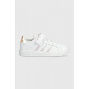 adidas sneakers pentru copii GRAND COURT 2. culoarea alb