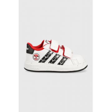 adidas sneakers pentru copii GRAND COURT Spider-man culoarea alb