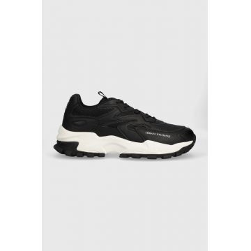 Armani Exchange sneakers culoarea negru, XUX159 XV642 N814