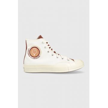 Converse tenisi Chuck 70 culoarea alb, A05681C