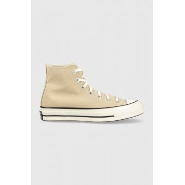 Converse tenisi Chuck 70 femei, culoarea bej, A03446C