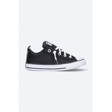 Converse tenisi copii Chuck Taylor All Star Street culoarea negru