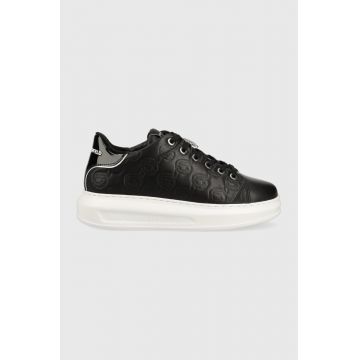 Karl Lagerfeld sneakers din piele KAPRI KC culoarea negru, KL62523F